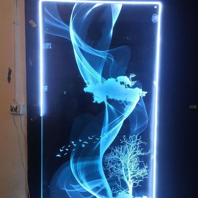 Large Glass Size Lklazee 2513 Glass Block Green Laser Engraving Inner Machine with 2