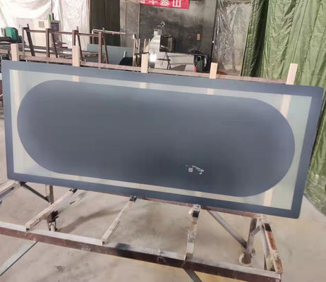 LED Mirror Engraving Machine Vertical Structure Laser Cutting Glass Sandblast Stencil