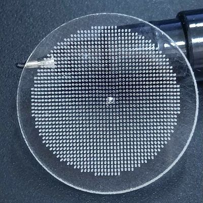 Industrial Computer Control System Crystal Lighting Glass with Minimum Aperture of 0.3mm