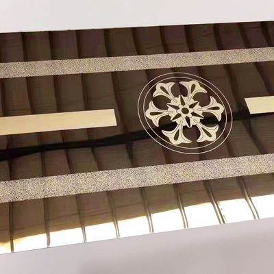 Lattice Engraving CNC Laser for World's Largest Color Decorative Stainless Steel Plate