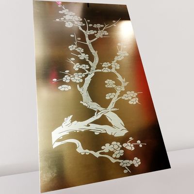 Overseas Engineer Stainless Steel Etching Machine for Full Decorative Sheet Engraving