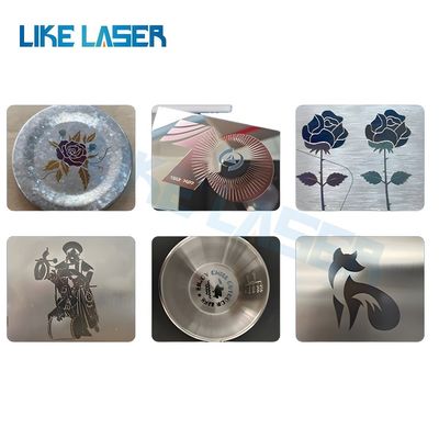 Continuous Wave Laser Marking Machine for Metal 20W 30W 50W 100W 3D Dynamic Color Fiber