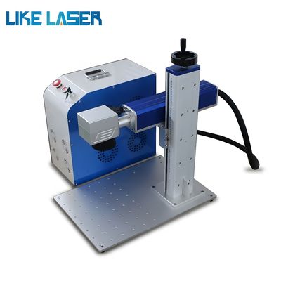 Computer Control Portable Model Fiber Laser Marking Machine for Mask Pattern Marking