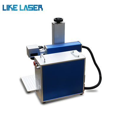 Computer Control Portable Model Fiber Laser Marking Machine for Mask Pattern Marking