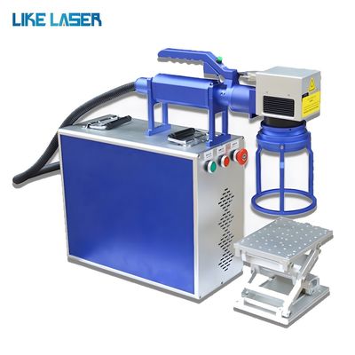 20W 30W 50W Mini Portable Handheld Small Desktop Metal Sheet Plate Laser Marker Engraver Etching Engraving Marking Machine