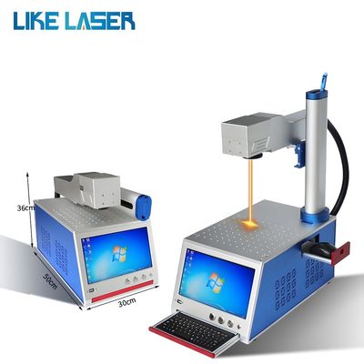 Jpt Raycus All-in-One Type Fiber Laser Marking Machine for Pens in Building Material Shops