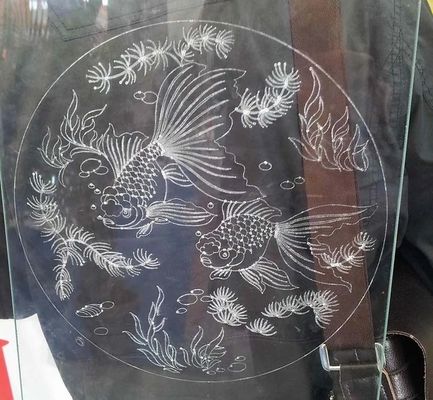 Artcut Vertical Glass Cutting Plotter Laser Machine for Sandblasting LED Mirror Glass