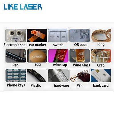 CE Certified Air Cooling Fiber Laser Engraving Machine For Pacifier