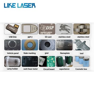CE Certified Air Cooling Fiber Laser Engraving Machine For Pacifier