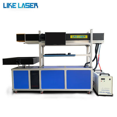 80W 100W 130W CO2 Galvo Laser Marking Machine for Glass Tube Ceramics Crystal Engraving
