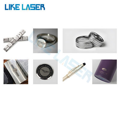High Z Axis Fiber Laser Marking Machine Desktop 30W / 50W Laser Source Raycus Max
